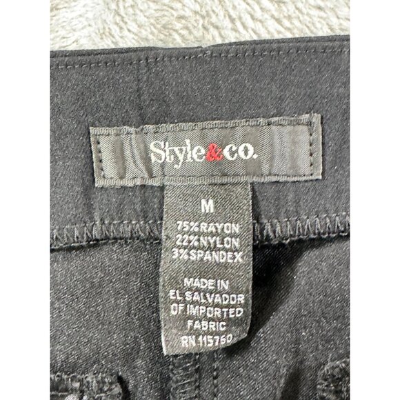 Style&Co womens pants medium boot leg pants - Picture 8 of 15